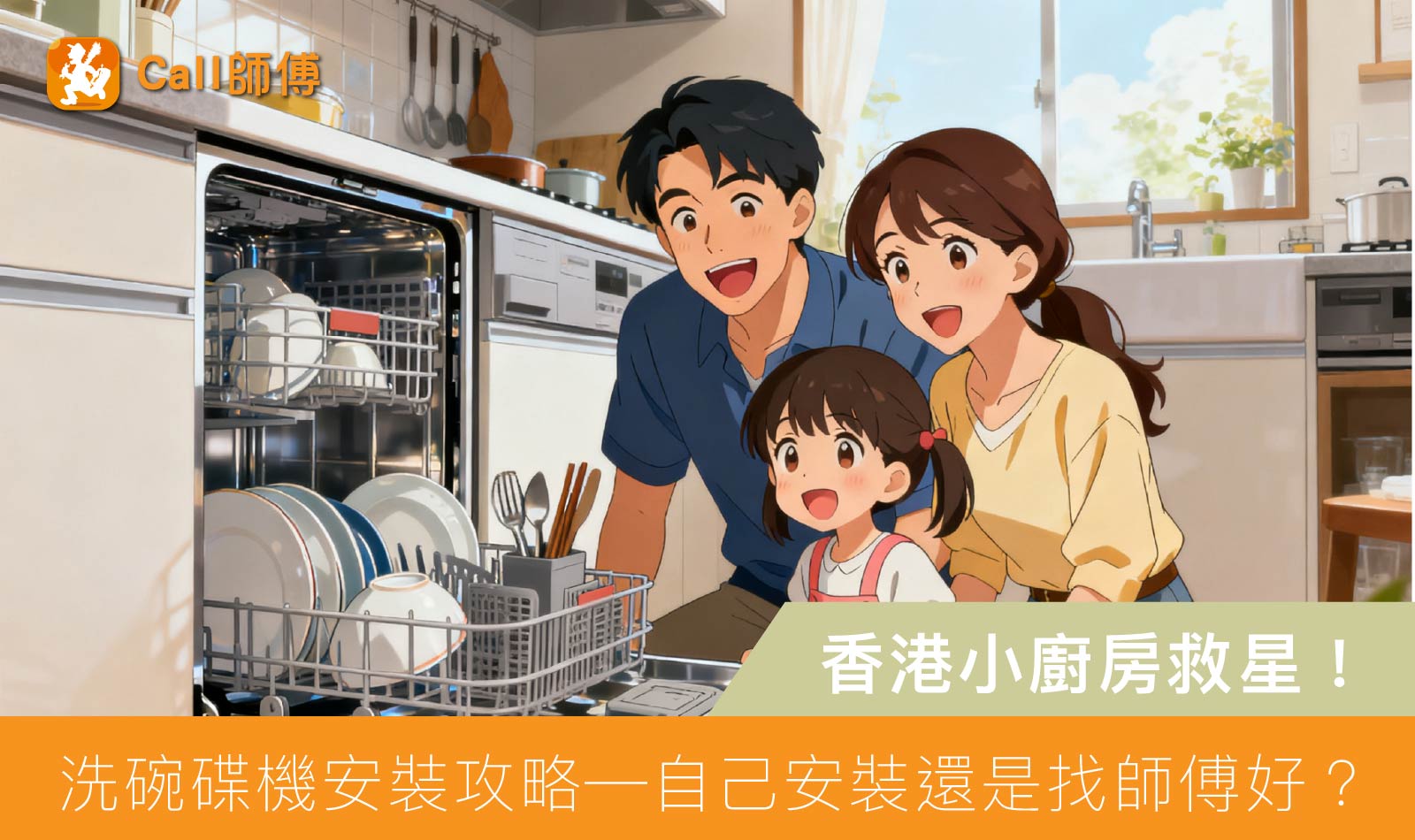 香港小廚房救星!洗碗碟機安裝攻略—自己安裝還是找師傅好?